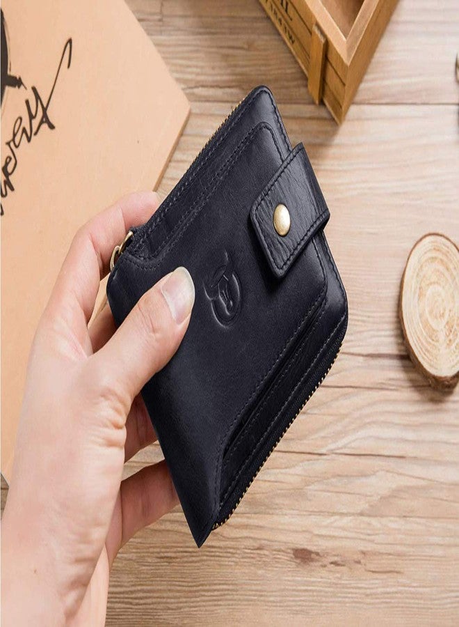 كونتاكتس مجموعة هدايا محفظة كونتاكتس الفاخرة المصنوعة من الجلد الطبيعي (أسود + بيج)… - Image 2